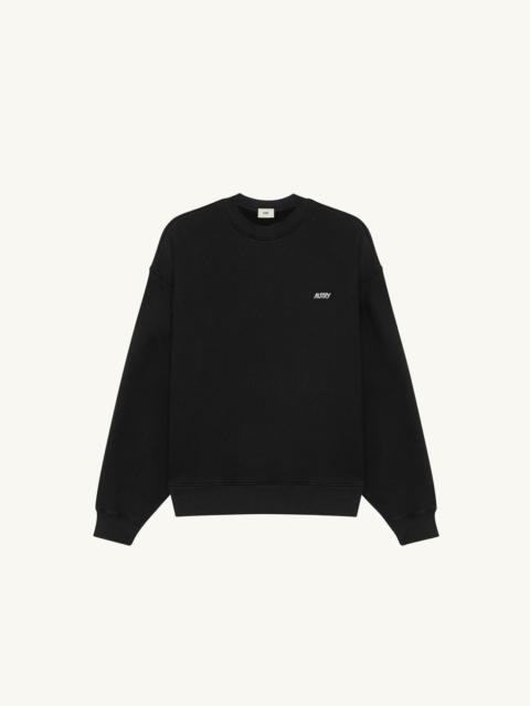 AUTRY CREWNECK SWEATSHIRT WITH EMBROIDERED LOGO FOR WOMAN