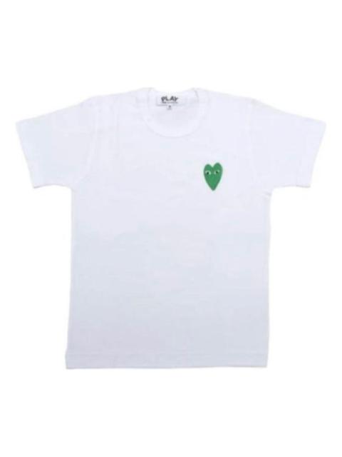 COMME des GARCONS PLAY Basic T-Shirt Green Heart 'White' AZ-T044-051-1