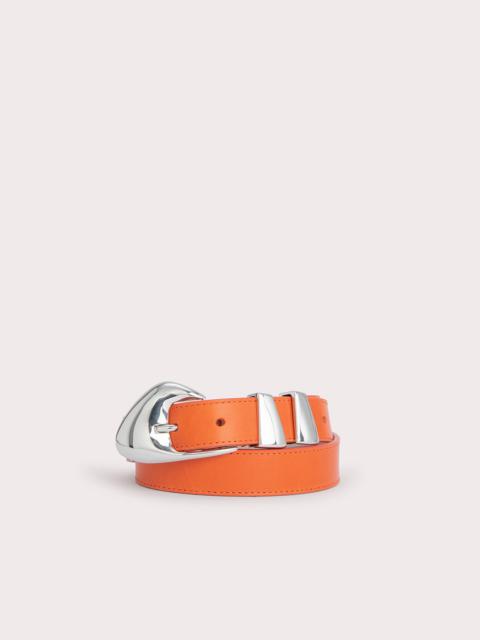 BY FAR MOORE BURNT ORANGE LEATHER