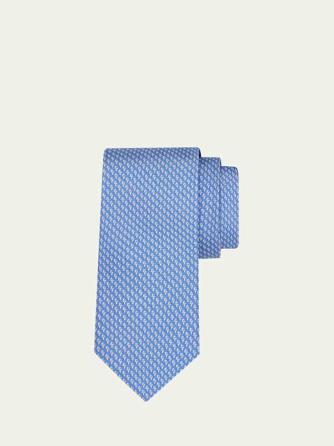 FERRAGAMO Men's Mini Ice Cream-Print Tie