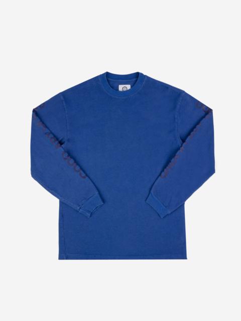 GA-LS-COB GOOD ART HLYWD Heavyweight Long Sleeve Crew Neck T-Shirt - Cobalt Blue
