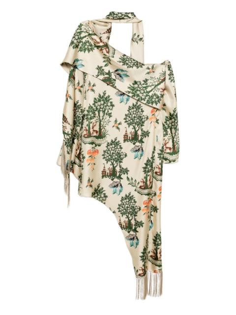 Monse asymmetric-hem scarf dress