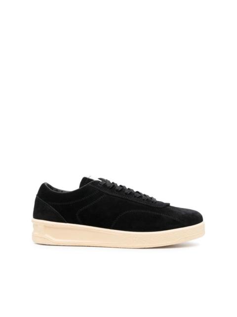 Jil Sander lace-up leather sneakers