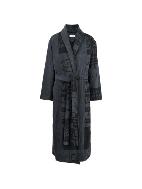 x Tommy Jeans jacquard robe coat