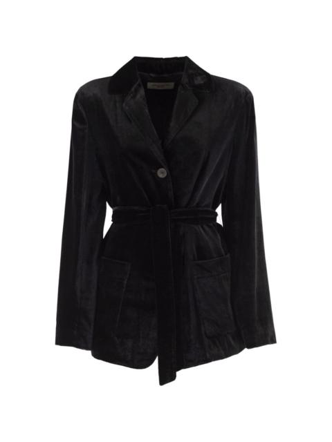 WEEKEND Max Mara belted velvet blazer