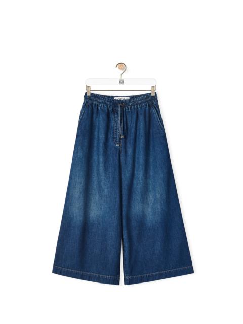 Loewe Cropped jeans in denim