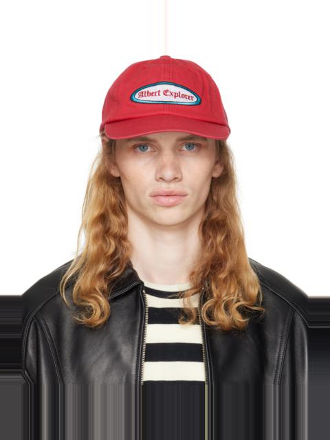 UNIFORM BRIDGE Red 'AE' Circle Logo Ball Cap
