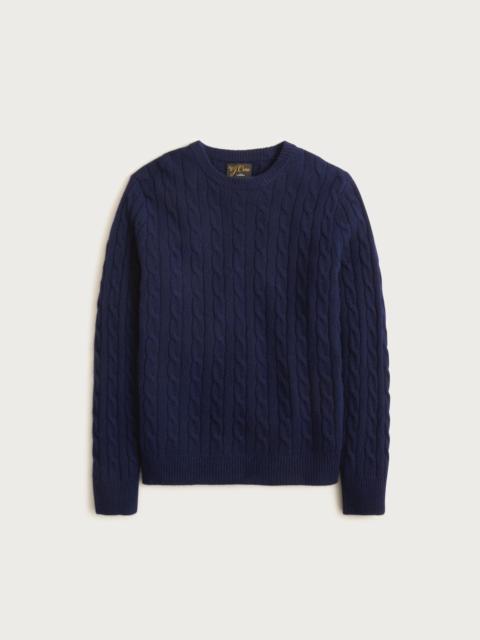 J.CREW Cashmere cable-knit sweater