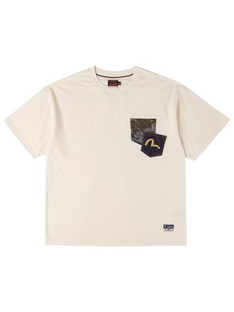 EVISU Brocade Patch Pocket T-shirt