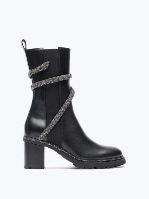 RENE CAOVILLA Cleo Crystal Black Bootie 60