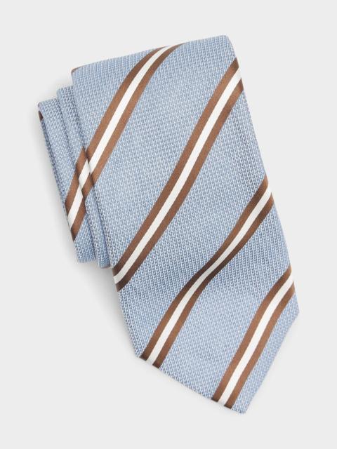 Canali Men's Striped Silk Tie