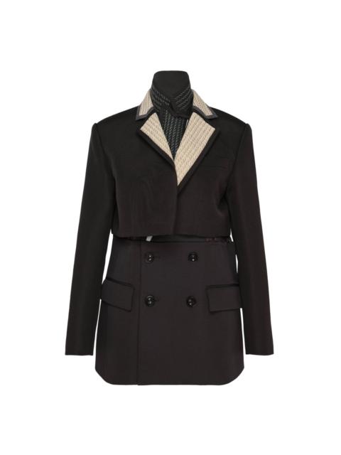 sacai Double-Faced Silk Cotton Jacket