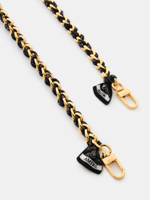 AMIRI WOMEN'S BANDANA SILK CHAIN STRAP