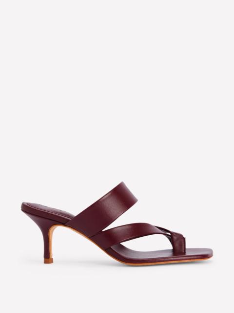 BODEN Toe Post Kitten Heel Sandal-Deep Wisteria