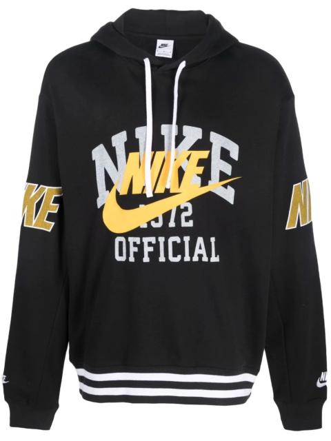 Nike logo-print hoodie
