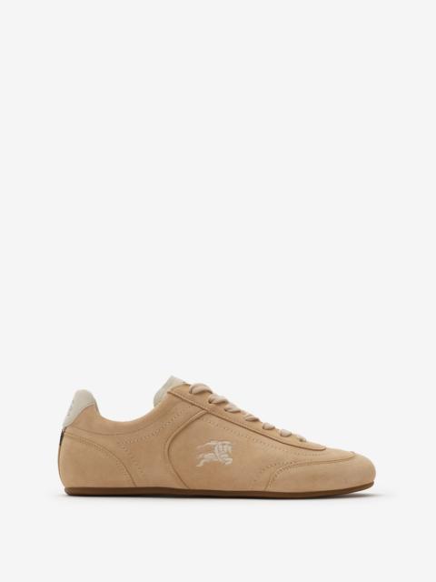 Burberry Suede Knight Runner Sneakers​