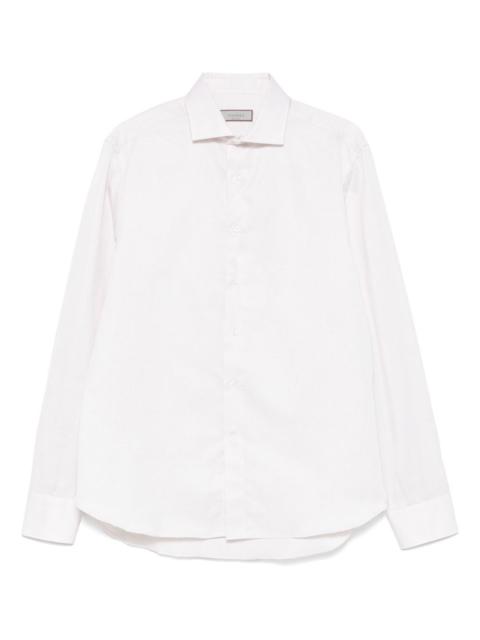 Canali cutaway-collar shirt