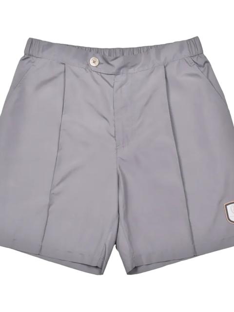 Brunello Cucinelli Tailored Shorts With Logo Patch "Gray" BRUN124