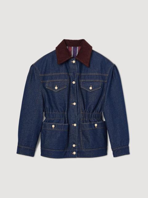 Sandro REVERSIBLE DENIM JACKET