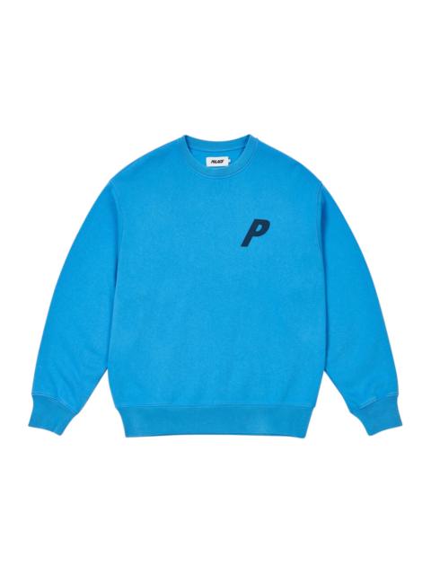 PALACE Palace Pigment P3 Crew Ocean Blue