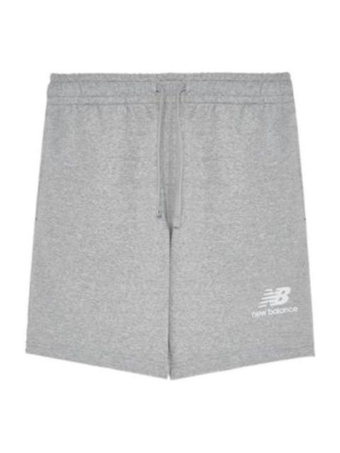New Balance New Balance Essentials Stacked Logo French Terry Shorts 'Athletic Grey' MS31540-AG