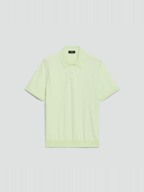 Theory Soris Polo Shirt in Light Bilen