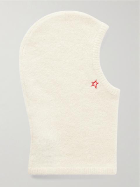 PERFECT MOMENT Embroidered Alpaca-blend Balaclava