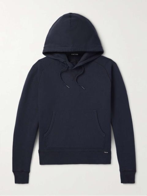 Garment-Dyed Cotton-Jersey Hoodie