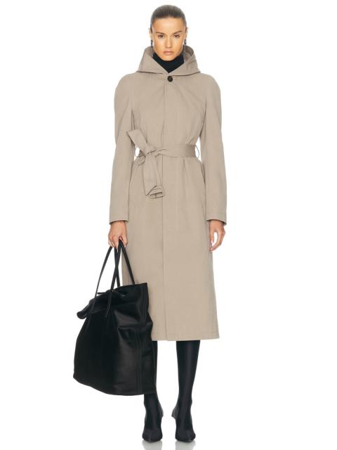 BALENCIAGA Fitted Trench Coat