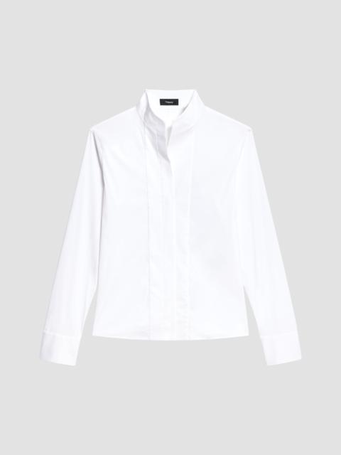Theory Women's Tailored Cotton-Blend Shirt - White