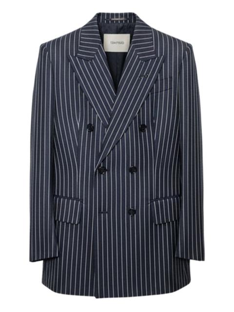 TOM FORD double-breasted pinstriped blazer