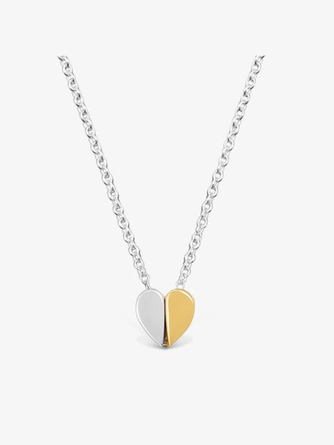 TOUS Two-tone Necklace with 7 mm heart motif TOUS 1950