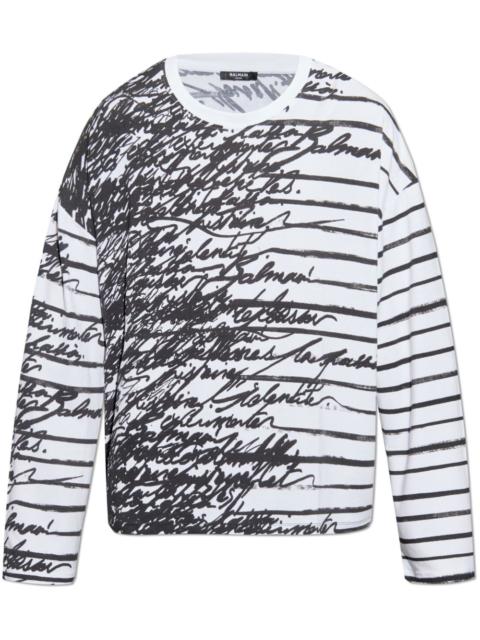 Balmain Love Letter T-shirt