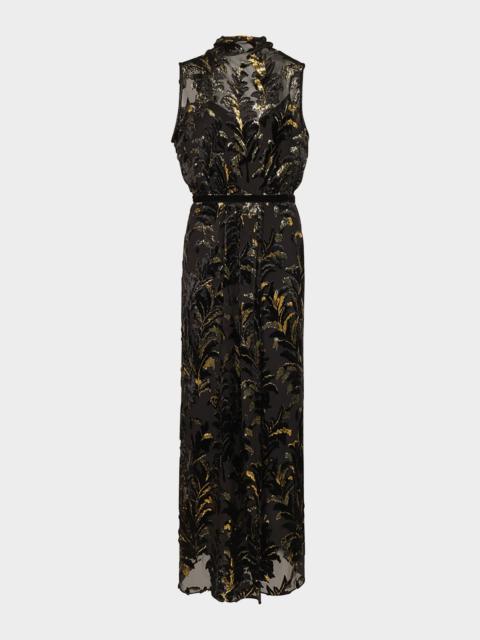 Johanna Ortiz Fancy Sea Sequin Maxi Dress