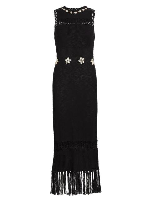 Rails Women's Kiana Stretch-Cotton Knit Midi-Dress - Black