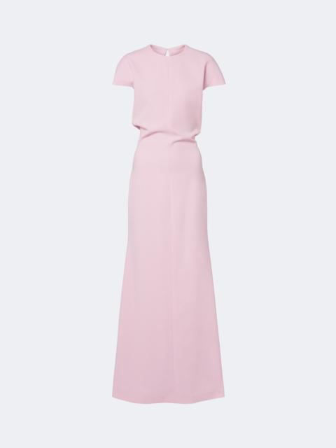 Jil Sander Open-back virgin wool gown