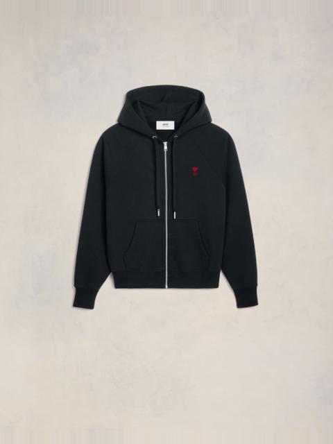 AMI Paris AMI DE COEUR ZIPPED HOODIE | REVERSIBLE