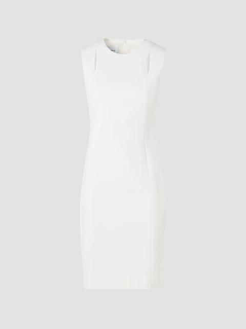 AKRIS Women's Slot Cut-Out Jersey Sheath Mini Dress - Cream