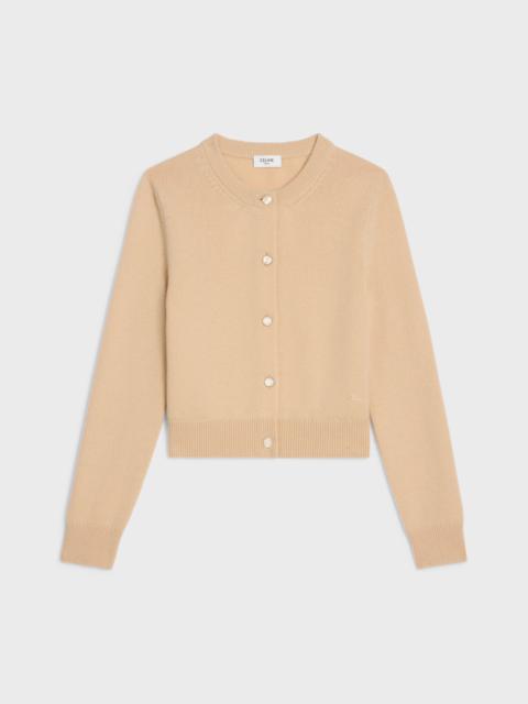 CELINE triomphe cardigan in scottish cashmere