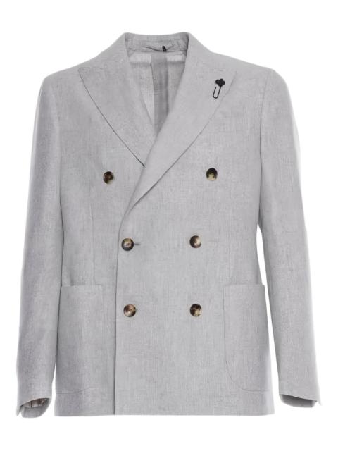 LARDINI cashmere-blend blazer