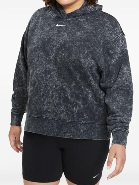 Nike washed fleece hoodie