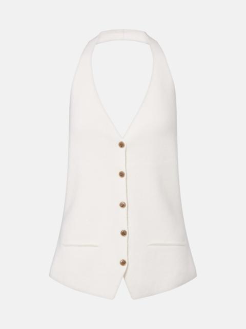 LISA YANG Immy halterneck cashmere sweater vest