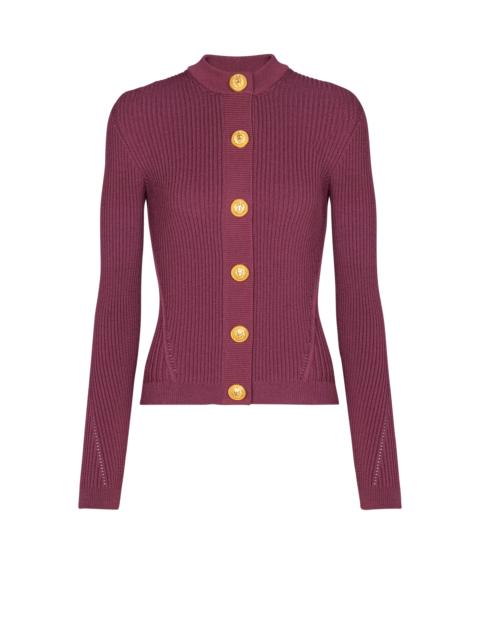 Balmain Fine knit cardigan with buttons