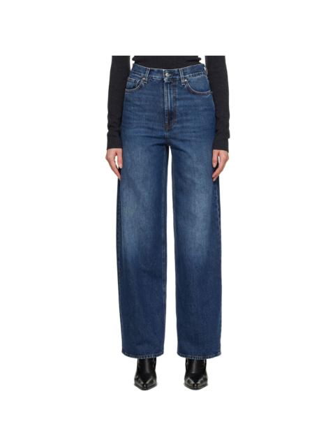 TOTEME Blue Wide Leg Jeans
