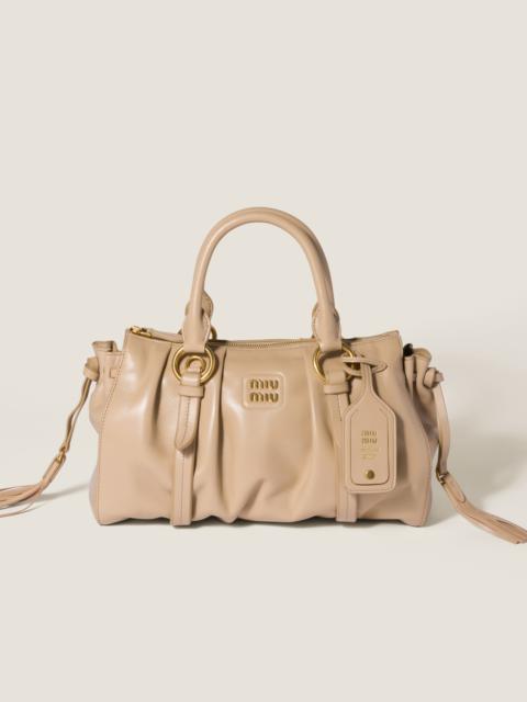 Miu Miu Joie nappa leather bag