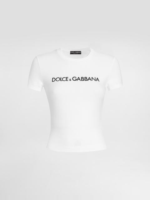 Dolce & Gabbana Short T-shirt with DG logo