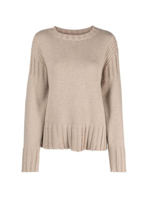 ribbed cashmere jumper