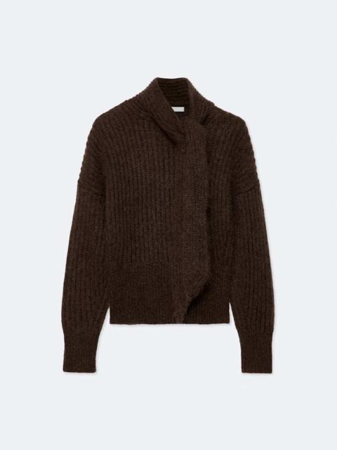 ALLSAINTS ETTY BOW-DETAIL KNITTED SWEATER
