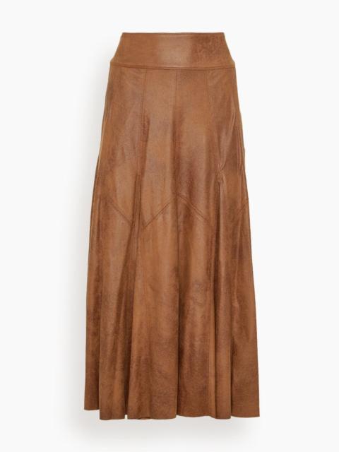 Isabel Marant Genevi Skirt in Cognac