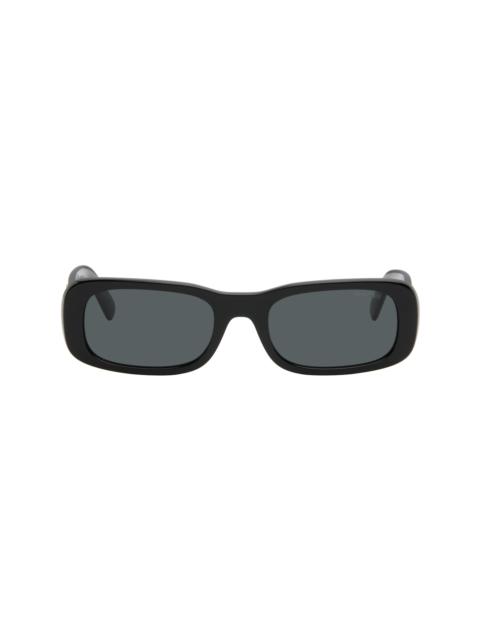 Miu Miu Black Square Acetate Sunglasses